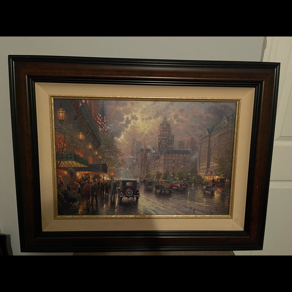 Thomas Kinkade New York 5th Avenue Gallery Proof
